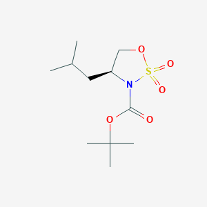 (S)-3-Boc-4-isobutyl-1,2,3-oxathiazolidine 2,2-dioxide - 