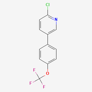 2-Chloro-5-(4-(trifluoromethoxy)phenyl)pyridine - 