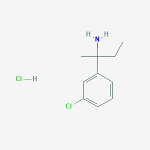 2-(3-Chlorophenyl)butan-2-amine hydrochloride - 