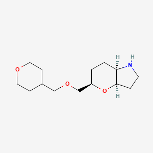 (3aR,5R,7aR)-5-(((tetrahydro-2H-pyran-4-yl)methoxy)methyl)octahydropyrano[3,2-b]pyrrole - 