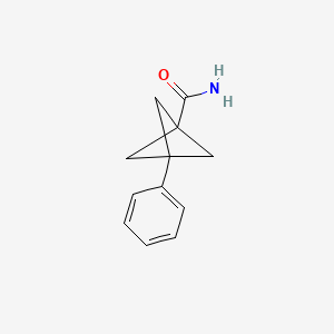 3-Phenylbicyclo[1.1.1]pentane-1-carboxamide - 