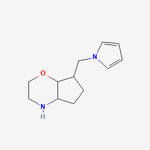 7-((1H-Pyrrol-1-yl)methyl)octahydrocyclopenta[b][1,4]oxazine - 