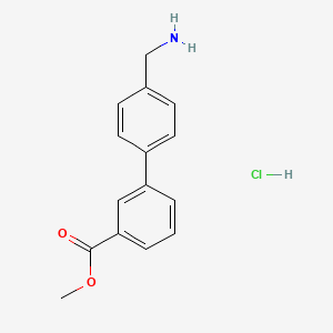 4'-Aminomethylbiphenyl-3-carboxylic acid methyl ester hydrochloride - 