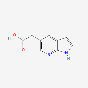 2-{1H-pyrrolo[2,3-b]pyridin-5-yl}acetic acid - 
