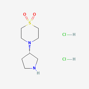 (S)-4-(Pyrrolidin-3-yl)thiomorpholine 1,1-dioxide dihydrochloride - 