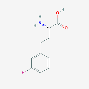 (S)-2-Amino-4-(3-fluorophenyl)butanoic acid - 1260587-78-7