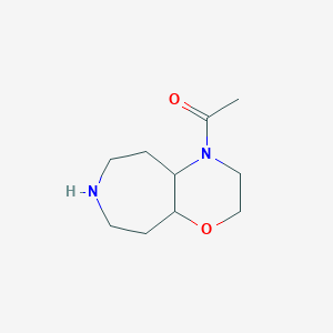 1-(octahydro-[1,4]oxazino[2,3-d]azepin-4(4aH)-yl)ethanone - 