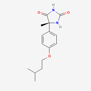 (5r)-5-Methyl-5-[4-(3-methylbutoxy)phenyl]imidazolidine-2,4-dione - 