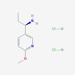 (R)-1-(6-Methoxypyridin-3-yl)propan-1-amine dihydrochloride - 