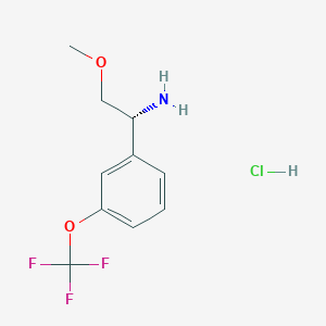 (R)-2-Methoxy-1-(3-(trifluoromethoxy)phenyl)ethan-1-amine hydrochloride - 