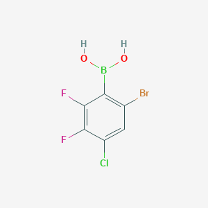 (6-Bromo-4-chloro-2,3-difluorophenyl)boronic acid - 