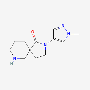 2-(1-Methyl-1H-pyrazol-4-yl)-2,7-diazaspiro[4.5]decan-1-one - 
