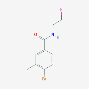 4-bromo-N-(2-fluoroethyl)-3-methylbenzamide - 