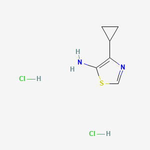 4-Cyclopropylthiazol-5-amine dihydrochloride - 