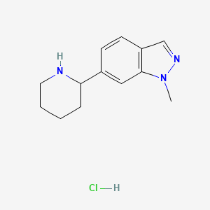 1-methyl-6-(piperidin-2-yl)-1H-indazole hydrochloride - 