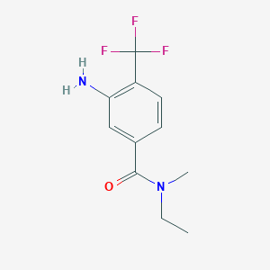 3-Amino-N-ethyl-N-methyl-4-trifluoromethylbenzamide - 