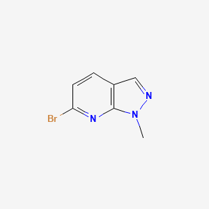 6-Bromo-1-methylpyrazolo[3,4-b]pyridine - 