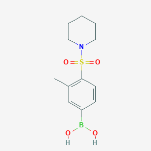 [3-Methyl-4-(piperidine-1-sulfonyl)phenyl]boronic acid - 