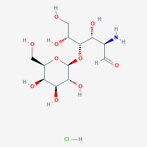 (2R,3R,4S,5R)-2-amino-3,5,6-trihydroxy-4-[(2S,3R,4S,5R,6R)-3,4,5-trihydroxy-6-(hydroxymethyl)oxan-2-yl]oxyhexanal;hydrochloride - 203317-42-4