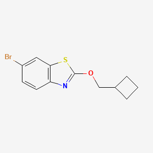 6-Bromo-2-(cyclobutylmethoxy)benzo[d]thiazole - 