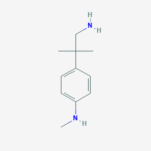 4-(1-Amino-2-methylpropan-2-yl)-N-methylaniline - 