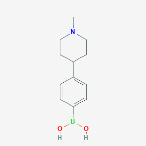 [4-(1-Methylpiperidin-4-yl)phenyl]boronic acid - 
