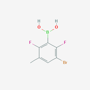 3-Bromo-2,6-difluoro-5-methylphenylboronic acid - 