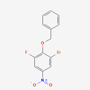 2-Benzyloxy-1-bromo-3-fluoro-5-nitro-benzene - 