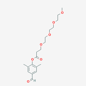 (4-formyl-2,6-dimethylphenol)-m-PEG4-acid ester - 