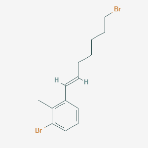 (E)-1-Bromo-3-(7-bromohept-1-en-1-yl)-2-methylbenzene - 