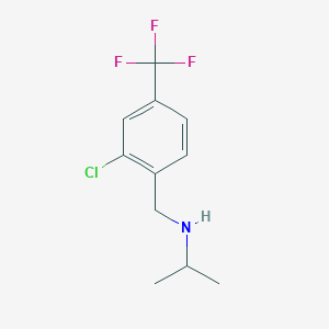 (2-Chloro-4-trifluoromethyl-benzyl)-isopropyl-amine - 