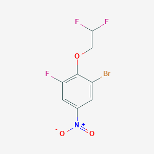 1-Bromo-2-(2,2-difluoro-ethoxy)-3-fluoro-5-nitro-benzene - 