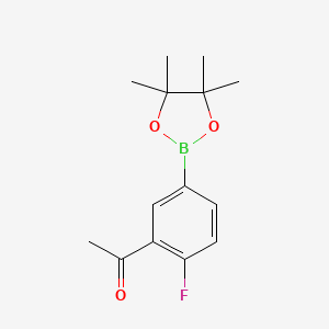 3-Acetyl-4-fluorophenylboronic acid pinacol ester - 