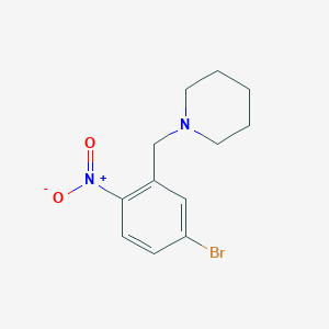 1-(5-Bromo-2-nitrobenzyl)-piperidine - 