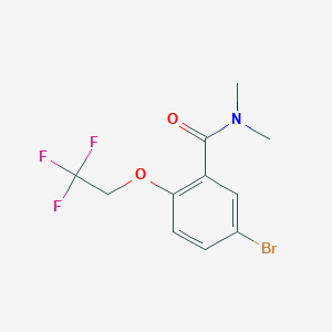 5-Bromo-N,N-dimethyl-2-(2,2,2-trifluoroethoxy)benzamide - 