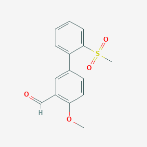 4-Methoxy-2'-(methylsulfonyl)biphenyl-3-carbaldehyde - 