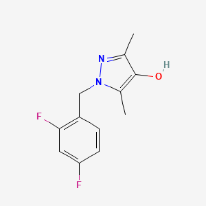 1-(2,4-Difluorobenzyl)-3,5-dimethyl-1H-pyrazol-4-ol - 