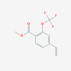 2-Trifluoromethoxy-4-vinyl-benzoic acid methyl ester - 