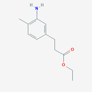 3-(3-Amino-4-methyl-phenyl)-propionic acid ethyl ester - 