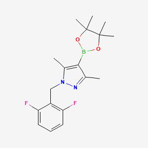 1-(2,6-Difluoro-benzyl)-3,5-dimethyl-4-(4,4,5,5-tetramethyl-[1,3,2]dioxaborolan-2-yl)-1H-pyrazole - 