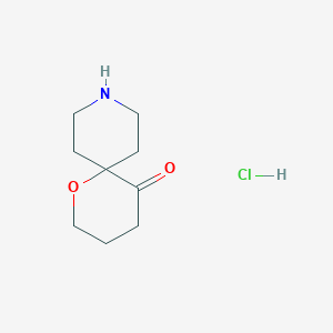 1-Oxa-9-azaspiro[5.5]undecan-5-one hydrochloride - 1956371-71-3