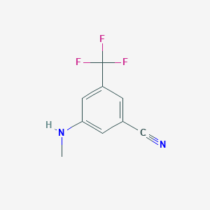 3-Methylamino-5-trifluoromethylbenzonitrile - 