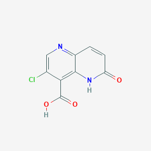 3-Chloro-6-hydroxy-[1,5]naphthyridine-4-carboxylic acid - 2065250-61-3