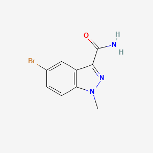 5-Bromo-1-methyl-1H-indazole-3-carboxamide - 