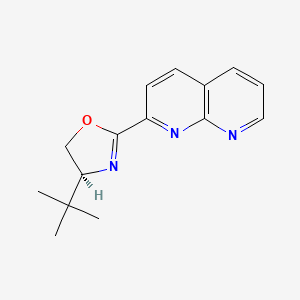 (S)-4-(tert-Butyl)-2-(1,8-naphthyridin-2-yl)-4,5-dihydrooxazole - 