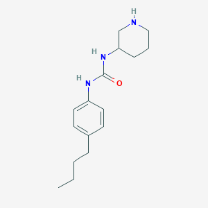 1-(4-Butylphenyl)-3-piperidin-3-yl-urea - 