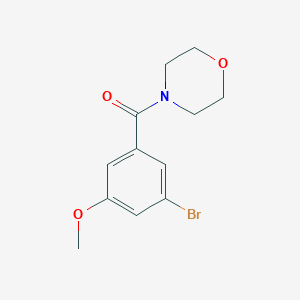 (3-Bromo-5-methoxy-phenyl)-morpholin-4-yl-methanone - 