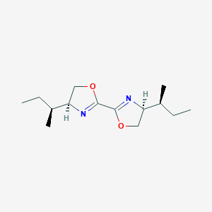 (4S,4'S)-4,4'-Di((S)-sec-butyl)-4,4',5,5'-tetrahydro-2,2'-bioxazole - 