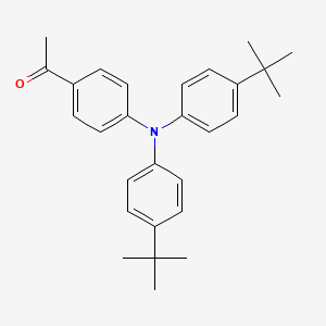 1-(4-(Bis(4-(tert-butyl)phenyl)amino)phenyl)ethanone - 