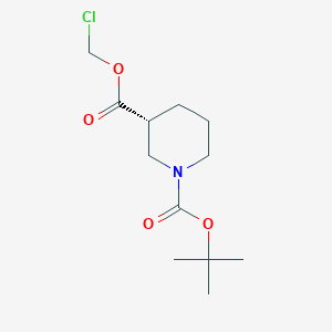 (R)-1-tert-Butyl 3-(chloromethyl) piperidine-1,3-dicarboxylate - 